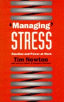 Paperback &#8242;managing&#8242; Stress: Emotion and Power at Work Book