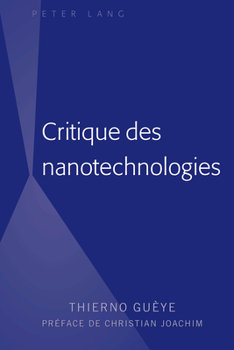 Hardcover Critique Des Nanotechnologies [French] Book