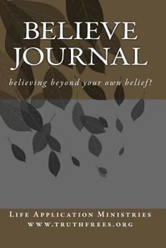 Paperback Believe Journal Book