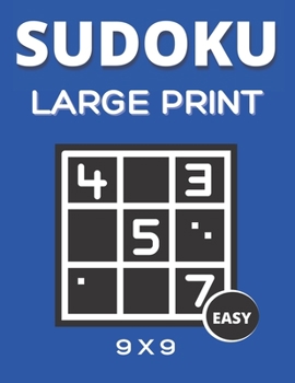 Paperback Sudoku Large Print: 120 Large Print Sudoku Puzzles with Solutions - Puzzle Book for Adults and Seniors [Large Print] Book