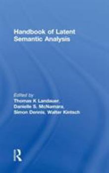 Hardcover Handbook of Latent Semantic Analysis Book