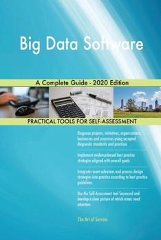 Paperback Big Data Software A Complete Guide - 2020 Edition Book