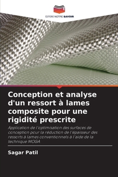 Paperback Conception et analyse d'un ressort à lames composite pour une rigidité prescrite [French] Book