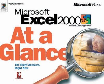Paperback MS Excel 2000 at a Glance Book