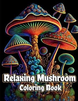 Relaxing Mushroom Coloring Book: Anxiety Relief and Stress Relieving Adult Coloring Pages with Mycology, Fungi and Shrooms Pattern Designs for Mindful