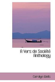 Paperback A Vers de Societe Anthology Book
