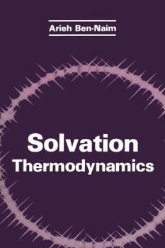 Paperback Solvation Thermodynamics Book