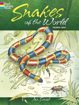 Paperback Snakes of the World Coloring Book