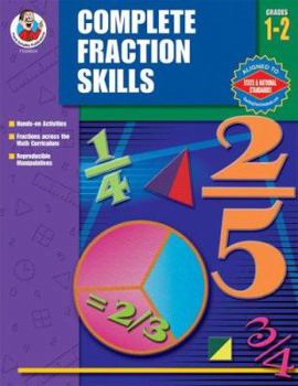 Paperback Complete Fractions Skills, Grades 1 - 2 Book