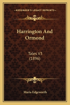 Paperback Harrington And Ormond: Tales V3 (1896) Book