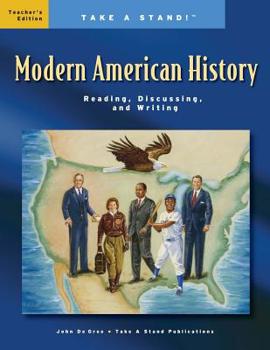Paperback Take a Stand! Modern American History Teacher's Edition Book