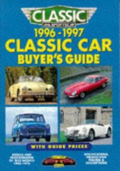 Hardcover Classic Car Buyer's Guide, 1996-97 Book
