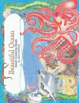 Paperback Adult Coloring Book: Beautiful Ocean Book