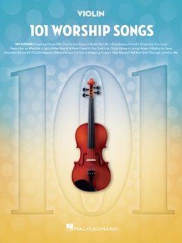 Paperback 101 Worship Songs for Violin Book