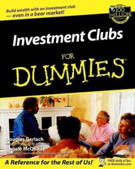 Paperback Investment Clubs for Dummies Book