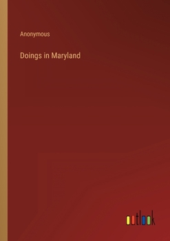 Paperback Doings in Maryland Book