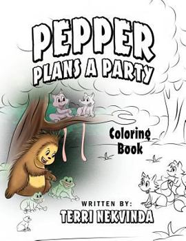 Paperback Pepper Plans a Party: Coloring Book