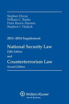 Paperback National Security Law, Fifth Edition, and Counterterrorism Law, Second Edition, 2013-2014 Supplement Book