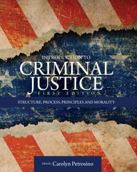 Paperback Introduction to Criminal Justice: Structure, Process, Principles and Morality Book