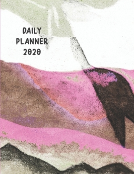 Paperback Daily Planner 2020: One Day per Page / Every Day Time Schedule Planning - Trackers, Task Lists, Goals and Gratitude Section (included Year Book