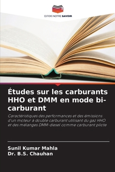 Paperback Études sur les carburants HHO et DMM en mode bi-carburant [French] Book