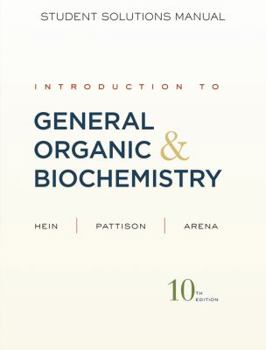 Paperback Introduction to General, Organic, and Biochemistry: Student Solutions Maual Book