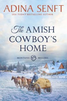 Paperback The Amish Cowboy's Home (Large Print): Amish Romance [Large Print] Book