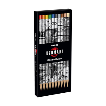 Junji Ito Uzumaki Colored Pencils: 10 Colored Pencils