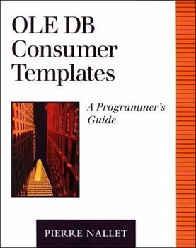 Paperback OLE DB Consumer Templates: A Programmer's Guide Book
