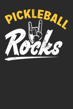 Pickleball Rocks: Pickleball Notebook Journal, Composition Book College Wide Ruled, Gift for Coach, Player or Fans. Ideal for School and Work.  6x9 ... For Men Women Boys Girls Kids Toddler