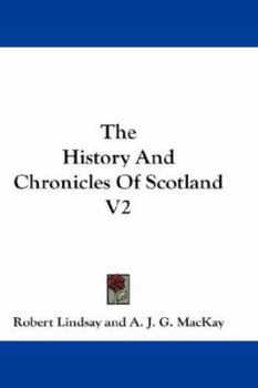 Hardcover The History And Chronicles Of Scotland V2 Book
