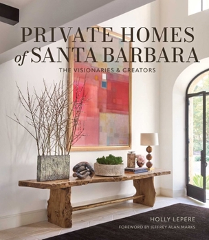Hardcover Private Homes of Santa Barbara Book