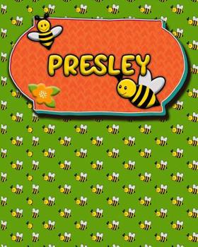 Paperback Handwriting Practice 120 Page Honey Bee Book Presley: Primary Grades Handwriting Book K-2 Book