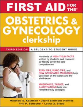 Paperback First Aid for the Obstetrics & Gynecology Clerkship Book