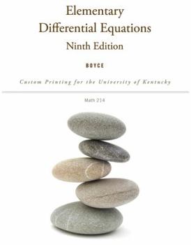 Paperback Elementary Differential Equations Book