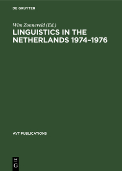 Hardcover Linguistics in the Netherlands 1974-1976: Papers Book