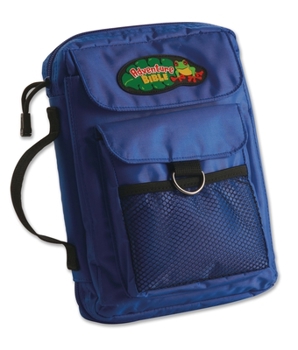 Misc. Adventure Bible Cover for Boys, Zippered, with Handle, Nylon, Blue, Medium Book