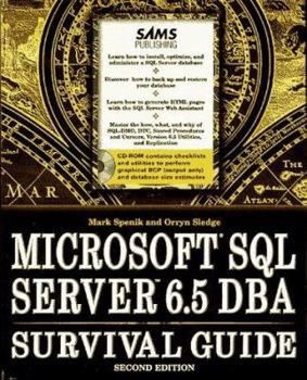 Paperback Microsoft SQL Server 6.5 DBA Survival Guide Book