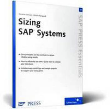 Hardcover Sizing SAP Systems: SAP Press Essentials 27 Book