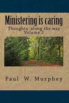 Paperback Ministering is caring Book