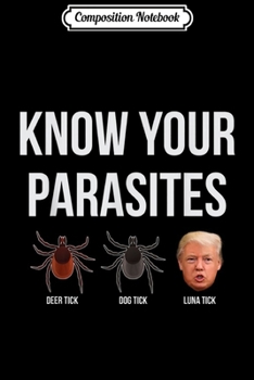 Composition Notebook: Know Your Parasites Dump President Trump Parasite Lunatic  Journal/Notebook Blank Lined Ruled 6x9 100 Pages