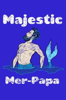 Paperback Majestic Mer Papa: Comic Book Notebook Paper Book