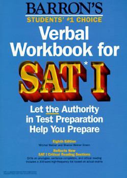 Paperback Verbal Workbook for SAT I Book