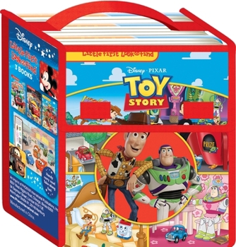 Little First Look and Find 3-Bk Vinyl Bag Disney Mickey, Cars, Toy Story