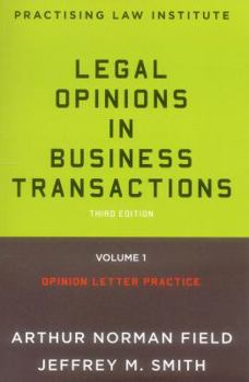 Paperback Legal Opinions in Business Transactions Book
