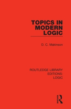 Paperback Topics in Modern Logic Book