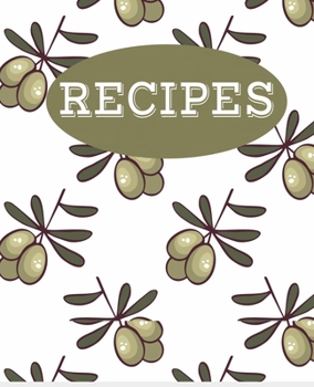 Paperback Recipes: Create Your Own Recipe Book Blank Fill In Cookbook Book