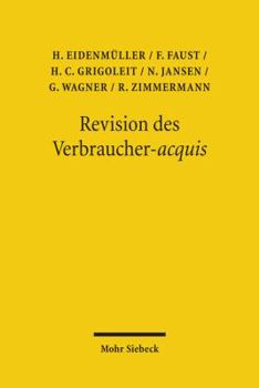 Paperback Revision Des Verbraucher-Acquis [German] Book