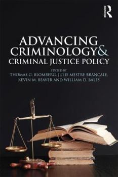 Paperback Advancing Criminology and Criminal Justice Policy Book