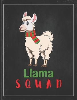 Paperback Llama Squad: Cute Alpaca Gifts Llama Llama Books for Kids Gratitude Kids Journal Write & Draw Children Diary Book